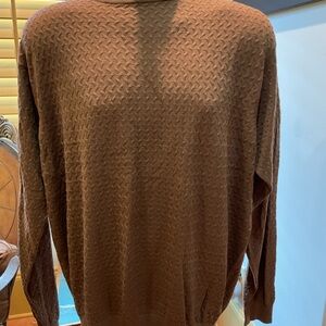 Bobby Chan silk Brown Crewneck Sweater